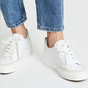 Rag & Bone Women’s Army Low Top Leather White Sneakers 36.5 EUC (US 6.5)